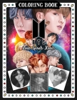 BTS Lines Spirals Hearts Coloring Book Cover Image