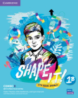 Shape It! Level 1 Combo B Student's Book and Workbook with Practice Extra By Claire Thacker, Vicki Anderson, Lynn Durrant Cover Image