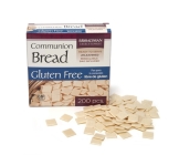 Communion Bread - Gluten Free (200 Pieces): Ready to Serve / Unleavened / Resealable Bag Included Cover Image