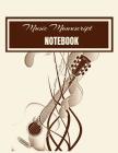 Music Manuscript Notebook By Blue Palm Publications Cover Image
