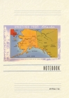 Vintage Lined Notebook Greetings from Alaska, Map By Found Image Press (Producer) Cover Image