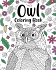 Owl Coloring Book Cover Image