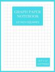 Graph Paper Notebook: 1/2 Inch Squares (Large, 110 Pages, Thin Gray Lines, Light Blue and White Soft Cover) By Patricia Amata Cover Image