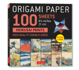 Origami Paper 100 Sheets Hokusai Prints 8 1/4 (21 CM): Extra Large Double-Sided Origami Sheets Printed with 12 Different Prints (Instructions for 5 Pr By Tuttle Studio (Editor) Cover Image