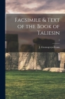 Facsimile & Text of the Book of Taliesin; 2 Cover Image