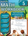 MathFlare - Math Workbook 5th Grade: Math Workbook Grade 5: Multiplication and Division, Fractions, Decimals, Place Value, Expanded Notations, Geometr Cover Image