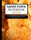 5x5 Graph Ruled Composition Notebook: 100 Pages, 5x5 Graphing Grid Paper, Potato Chips (Extra Large, 8.5x11 in.) Cover Image