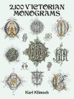 2,100 Victorian Monograms (Lettering) By Karl Klimsch Cover Image