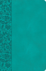 KJV Giant Print Reference Bible, Teal LeatherTouch, Indexed Cover Image