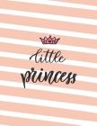 Little princess: Little princess on orange cover and Dot Graph Line Sketch pages, Extra large (8.5 x 11) inches, 110 pages, White paper By Magic Lover Cover Image