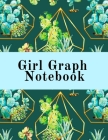 Girl Graph Notebook: Squared Coordinate Paper Composition Notepad - Quadrille Paper Book for Math, Graphs, Algebra, Physics & Science Lesso Cover Image
