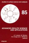 Advanced Zeolite Science and Applications: Volume 85 (Studies in Surface Science and Catalysis #85) Cover Image