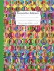 Composition Notebook: Colorful Peace Signs, Wide-Ruled, 200 Pages Notebook By Envision Journals Cover Image