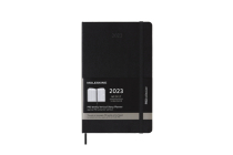 Moleskine 2023 Professional Vertical Weekly Planner, 12M, Large, Black, Hard Cover (5 x 8.25) By Moleskine Cover Image