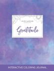 Adult Coloring Journal: Gratitude (Butterfly Illustrations, Purple Mist) By Courtney Wegner Cover Image