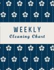 Weekly Cleaning Chart: Flower Japan Cover, Cleaning Routine, Home Cleaning, Household Chores List, Cleaning Checklist By Shelia Stallworth Cover Image