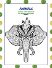 Mandala Coloring Books for Adults for Markers and Pencils - Animals By Patience Hubbard Cover Image