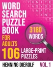 Word Search Book for Adults: 106 Large-Print English Puzzles By Henning Dierolf Cover Image