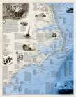 National Geographic Shipwrecks of the Outer Banks Wall Map - Laminated (28 X 36 In) (National Geographic Reference Map) By National Geographic Maps Cover Image