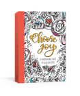 Choose Joy Postcard Book: 24 Inspirational Cards to Color and Send By Ink & Willow Cover Image