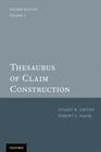 Thesaurus of Claim Construction By Stuart B. Soffer, Robert C. Kahrl Cover Image