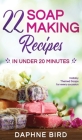 22 Soap Making Recipes in Under 20 Minutes: Natural Beautiful Soaps from Home with Coloring and Fragrance Cover Image