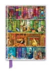 Aimee Stewart: A Stitch in Time Bookshelves (Foiled Journal) (Flame Tree Notebooks) Cover Image
