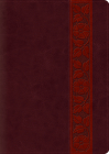 ESV Study Bible, Large Print (Trutone, Mahogany, Trellis Design, Indexed)  Cover Image