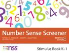 Number Sense Screener Stimulus Book, K-1: Research Edition By Nancy Jordan, Joseph Glutting, Nancy Dyson (Contribution by) Cover Image