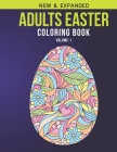 Adults Easter Coloring Book (Volume-1): Adult Coloring Book with Stress Relieving Easter Coloring Book Designs for Relaxation Cover Image