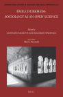 Émile Durkheim: Sociology as an Open Science (International Studies in Sociology and Social Anthropology #140) By Giovanni Paoletti (Volume Editor), Massimo Pendenza (Volume Editor) Cover Image