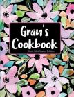 Gran's Cookbook Black Wildflower Edition By Pickled Pepper Press Cover Image