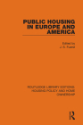 Public Housing in Europe and America By J. S. Fuerst (Editor) Cover Image