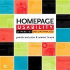Homepage Usability: 50 Websites Deconstructed (Voices That Matter) By Jakob Nielsen, Marie Tahir Cover Image