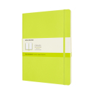Moleskine Classic  Notebook, Extra Large, Plain, Lemon Green, Soft Cover (7.5 x 9.75) By Moleskine Cover Image