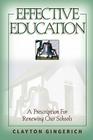 Effective Education Cover Image