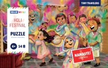 Puzzle: Holi Festival (Tiny Travelers) By Susie Jaramillo (Illustrator) Cover Image
