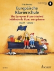 The European Piano Method - Volume 1: German/French/English Book with Online Audio By Fritz Emonts (Composer) Cover Image