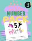 Number Pack: Number Tracing 0 - 30 for Kids. Unicorn Themed for Your Kids. Relaxation and Learning Cover Image