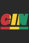 Gin: Guinea Tagesplaner mit 120 Seiten in weiß. Organizer auch als Terminkalender, Kalender oder Planer mit der guineanisch Cover Image
