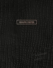 Graph Paper: Executive Style Composition Notebook - Black Alligator Skin Leather Style, Softcover - 8.5 x 11 - 100 pages (Office Es Cover Image