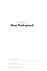 Sheet Film Logbook: A Large Format Photographer's Field Book By Ian Leake Cover Image