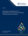 Maintenance and Suppression of Responding Under Concurrent Schedules of Electric-shock Presentation. By Frank Webbe Cover Image