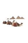 Ägypten - Kamel, Kamele Pyramids Urlaub Reise Kairo Notizbuch, Notizblock, 120 Seiten, Souvenir Geschenk Buch, auch als Dekoration geeignet zum Geburt Cover Image