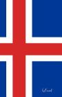 Island: Flagge, Notizbuch, Urlaubstagebuch, Reisetagebuch Zum Selberschreiben By Flaggen Welt, Flaggen Sammler Cover Image