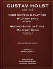 Holst First Suite in E-flat and Second Suite in F Study Scores Cover Image