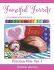 Fanciful Ferrets: A Colouring Book For Adults By Christine Vencato (Illustrator), Christine Vencato Cover Image