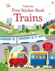 First Sticker Book Trains (First Sticker Books) Cover Image