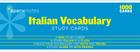 Italian Vocabulary Sparknotes Study Cards: Volume 12 By Sparknotes Cover Image