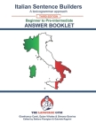 Italian Sentence Builders - Answer Book - Third Edition Cover Image